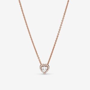 Pandora sparkling heart collier necklace